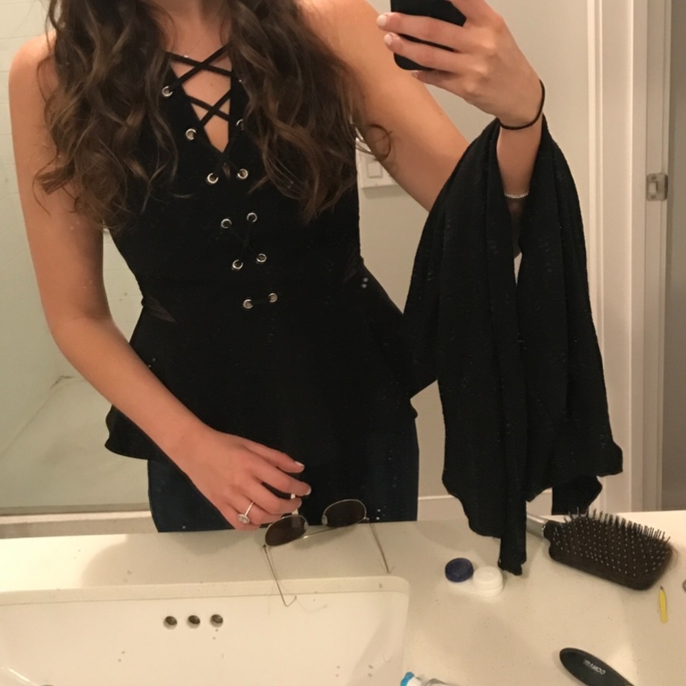Parker peplum top